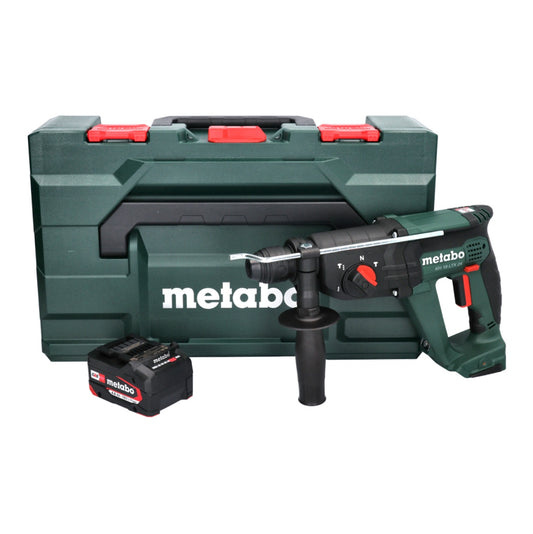 Metabo KH 18 LTX 24 Akku Kombihammer 18 V 2,1 J SDS plus + 1x Akku 4,0 Ah + metaBOX - ohne Ladegerät