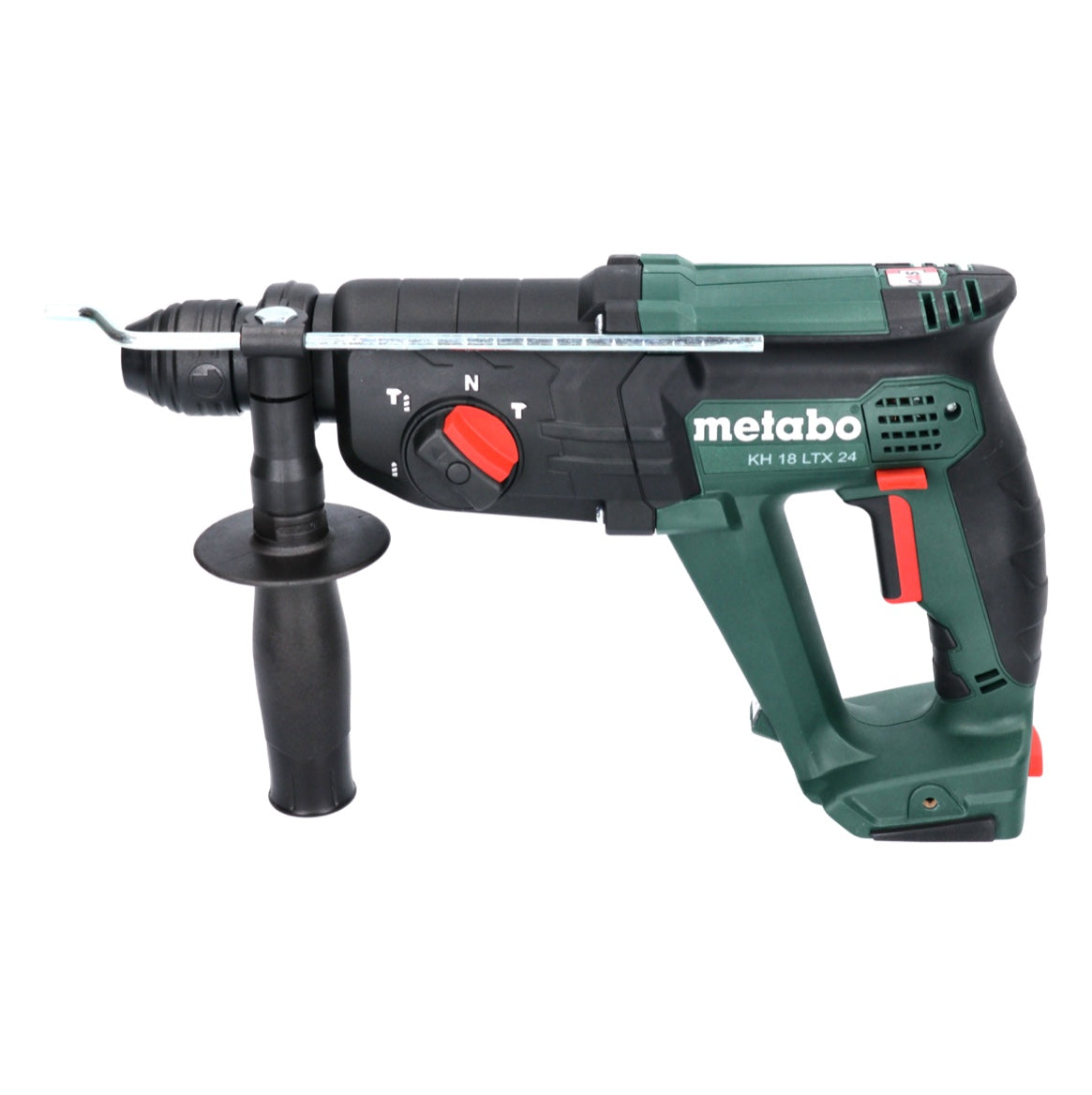 Marteau combiné à batterie Metabo KH 18 LTX 24 18 V 2,1 J SDS plus + 2x batteries 4,0 Ah + chargeur + métaBOX (601712510)