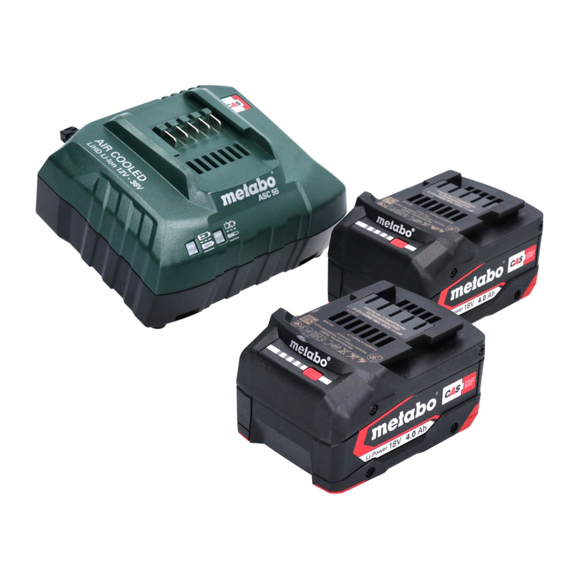 Marteau combiné à batterie Metabo KH 18 LTX 24 18 V 2,1 J SDS plus + 2x batteries 4,0 Ah + chargeur + métaBOX (601712510)