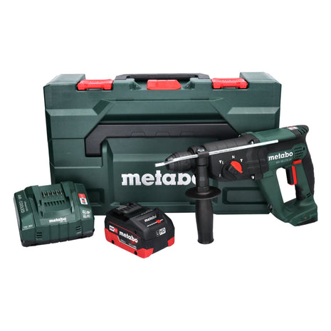 Metabo KH 18 LTX 24 Akku Kombihammer 18 V 2,1 J SDS plus + 1x Akku 8,0 Ah + Ladegerät + metaBOX