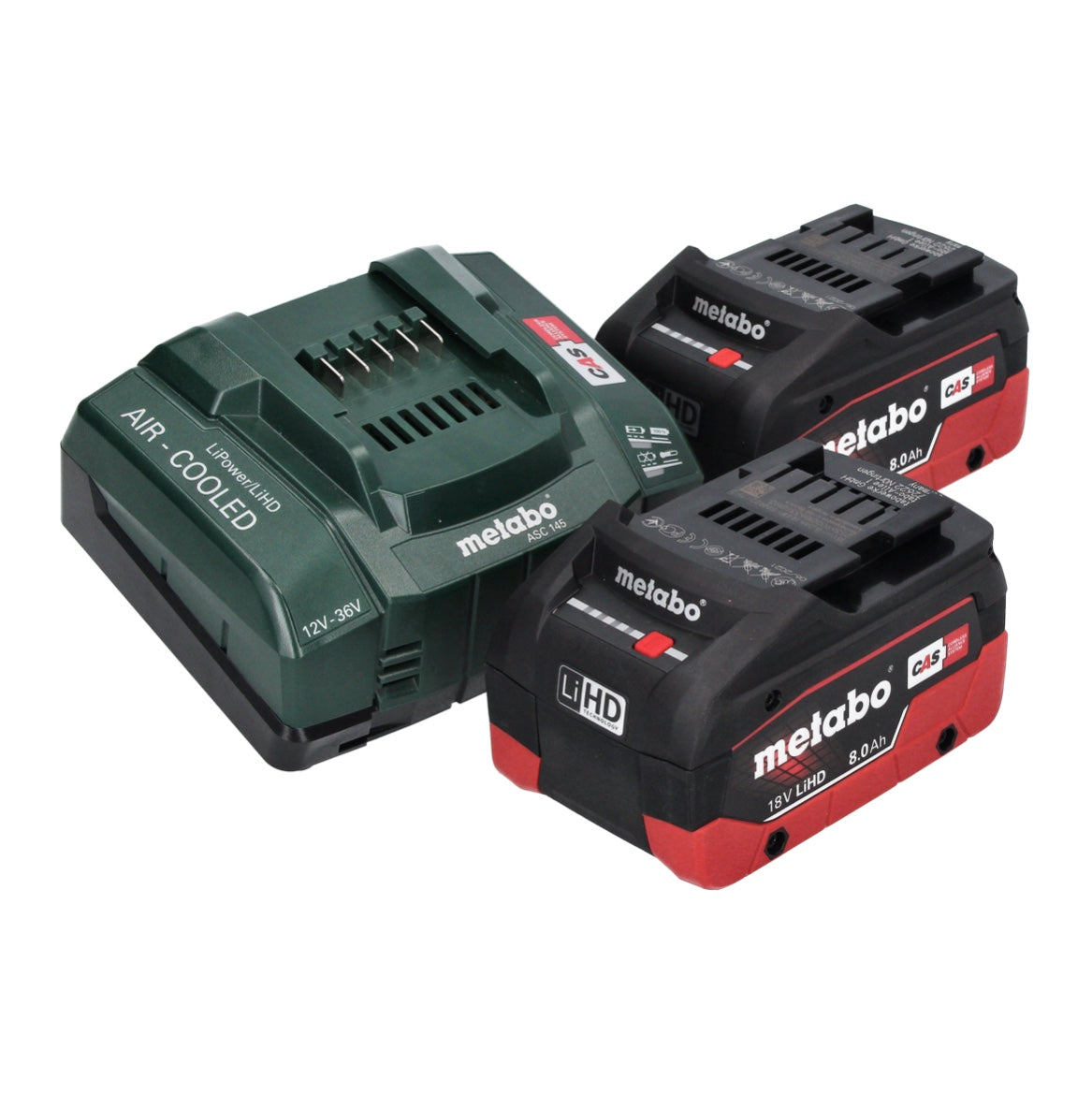 Metabo KH 18 LTX 24 Akku Kombihammer 18 V 2,1 J SDS plus + 2x Akku 8,0 Ah + Ladegerät + metaBOX