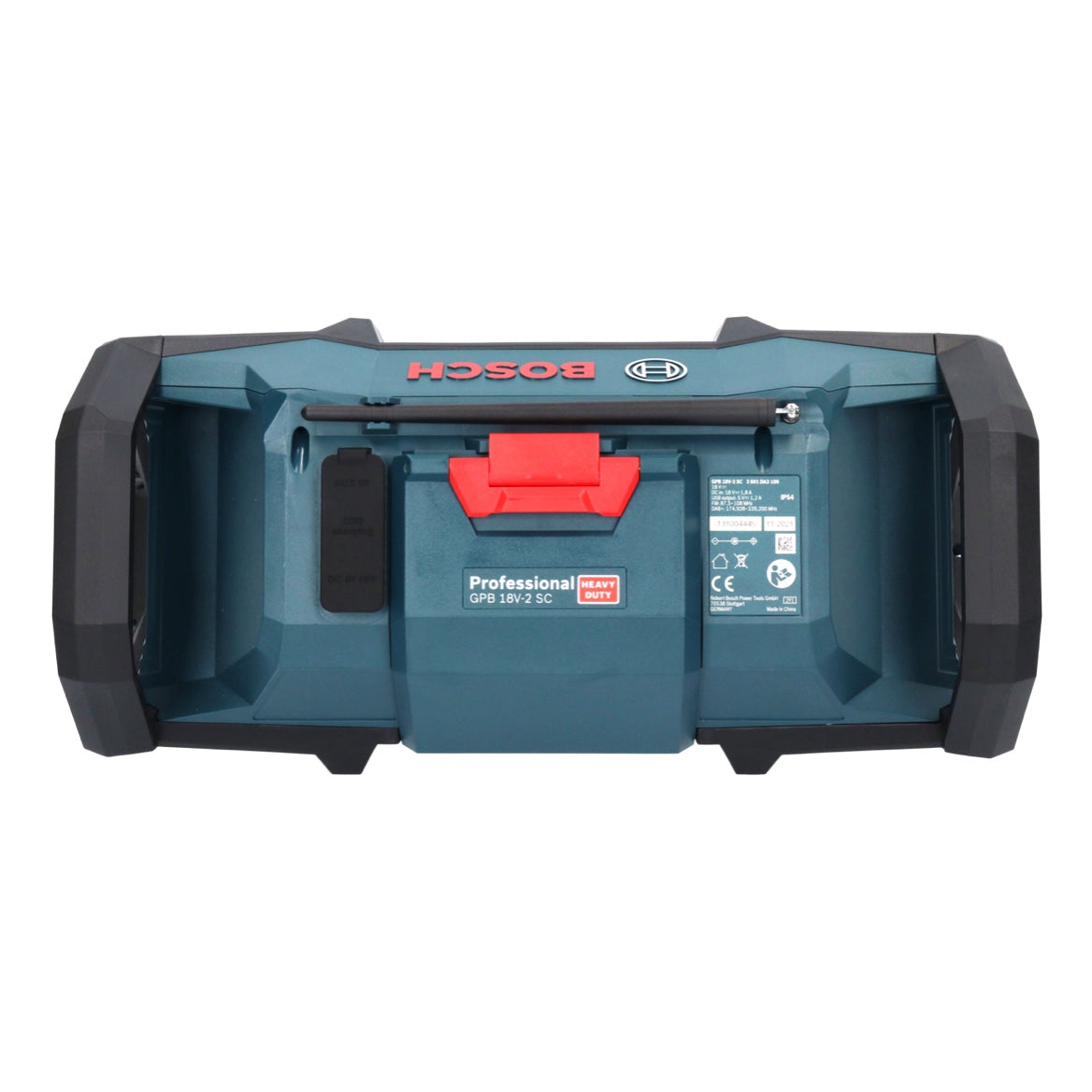 Bosch GPB 18V-2 SC Professional Akku Baustellenradio 18 V DAB+ Bluetooth AUX Solo ( 06014A3100 ) - ohne Akku, ohne Ladegerät - Toolbrothers