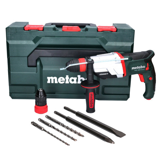 Metabo KHE 2660 Quick Kombihammer 850 W 3 J SDS plus + 5 tlg. Bohrer und Meißel Set + metaBOX - Toolbrothers