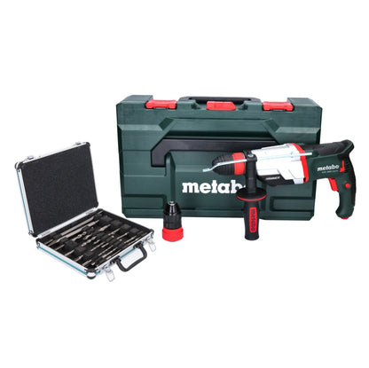 Metabo KHE 2660 Marteau combiné rapide 850 W 3 J SDS plus + jeu de 13 forets et burins + metaBOX