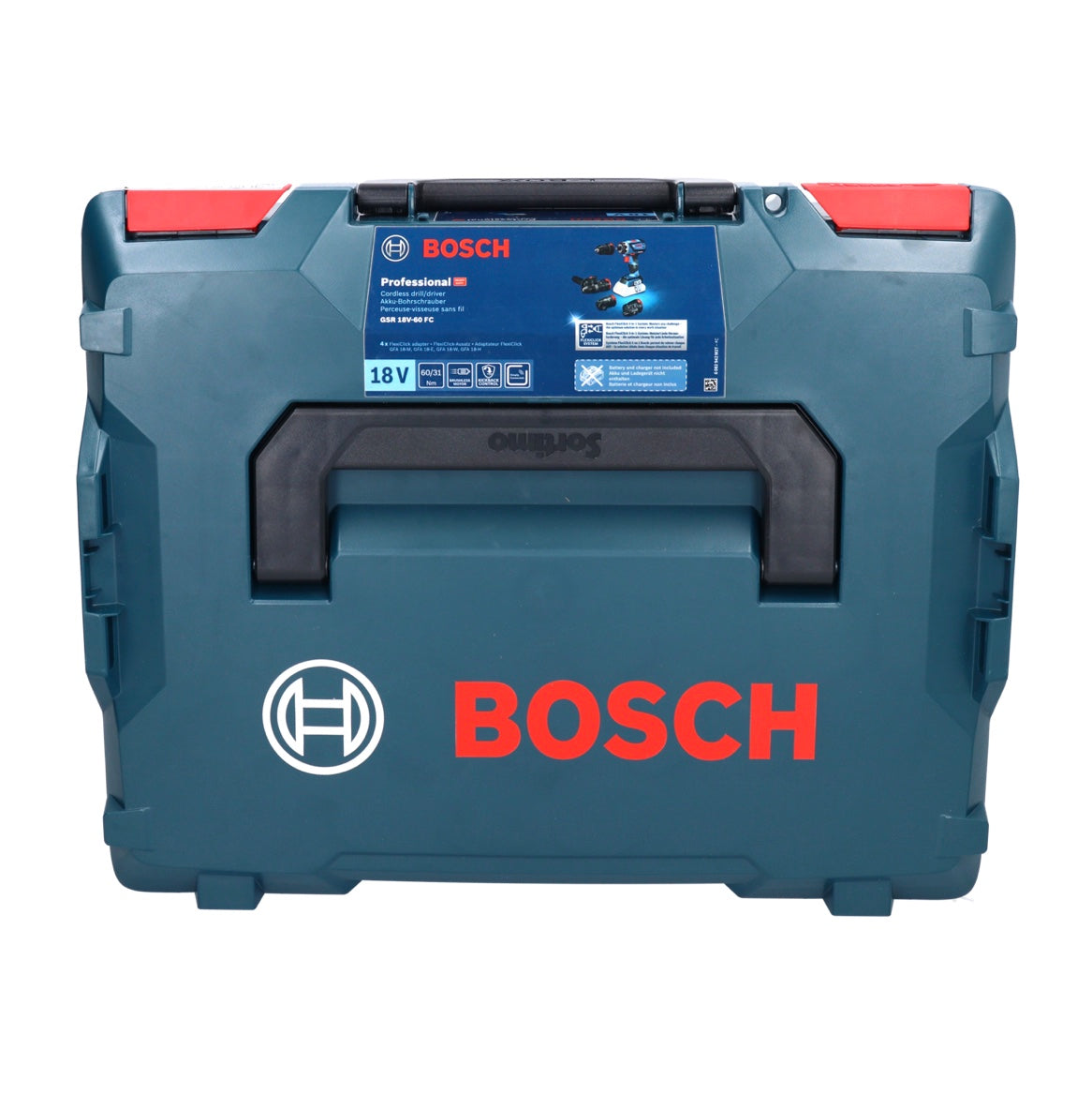 Bosch GSR 18V-60 FC Professional Akku Bohrschrauber 18 V 60 Nm Brushless + 1x ProCORE Akku 4,0 Ah + Ladegerät + Aufsätze + L-Boxx - Toolbrothers