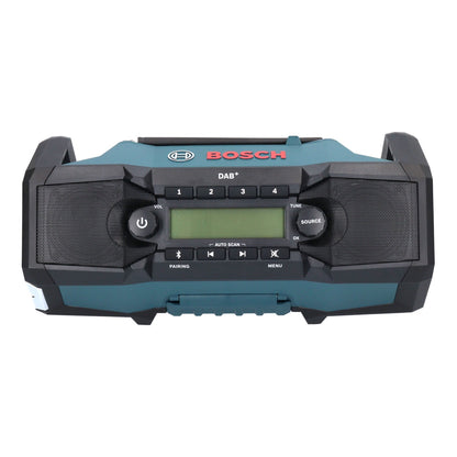 Bosch GPB 18V-2 SC Radio de chantier professionnelle sur batterie 18 V DAB+ Bluetooth AUX + 1x batterie 2,0 Ah + chargeur