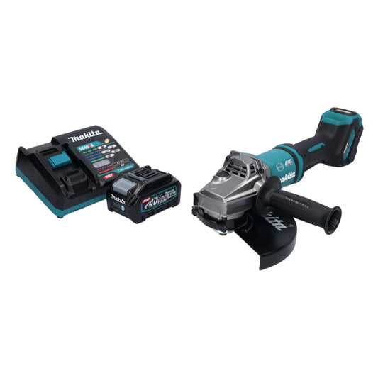 Makita GA 038 GM1 Akku Winkelschleifer 40 V max. 230 mm Brushless XGT + 1x Akku 4,0 Ah + Ladegerät