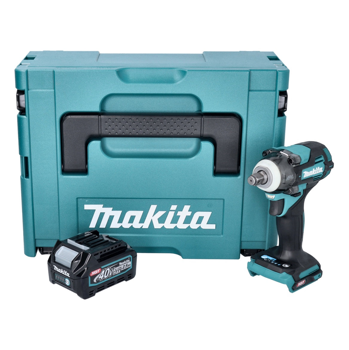 Makita TW 004 GD101 Clé à chocs sans fil 40 V max. 1/2" 350 Nm XGT Brushless + 1x batterie 2,5 Ah + Makpac - sans chargeur