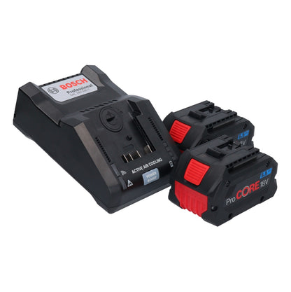 Bosch Starter Set 2x ProCORE 18 V 5,5 Ah Professional Akku ( 2x 1600A02149 ) + GAL 18V-160 C Ladegerät ( 1600A019S5 )