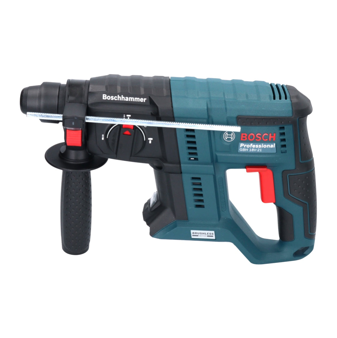 Bosch GBH 18V-21 Professional Akku Bohrhammer 18 V 2,0 J Brushless + 2x ProCORE Akku 5,5 Ah + Ladegerät + L-Boxx