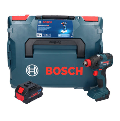 Bosch GDX 18V-200 Professional Clé à chocs rotative sans fil 18 V 200 Nm sans balais + 1x batterie ProCORE 5,5 Ah + L-Boxx - sans chargeur