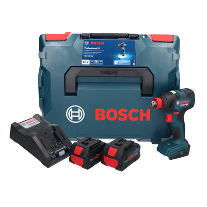 Bosch GDX 18V-200 Professional Clé à chocs rotative sans fil 18 V 200 Nm sans balais + 2 batteries ProCORE 5,5 Ah + chargeur + L-Boxx