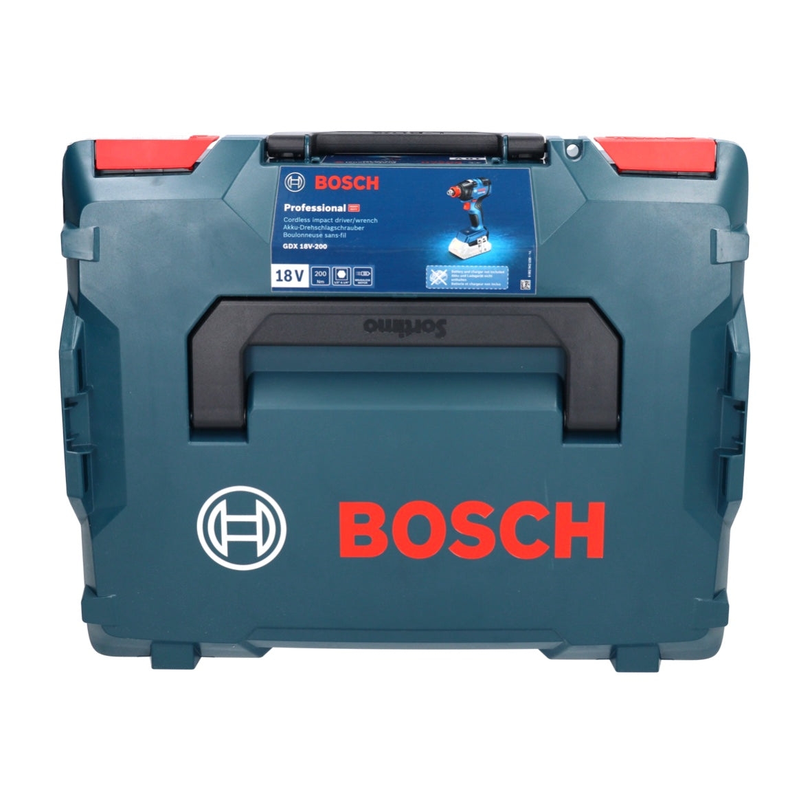 Bosch GDX 18V-200 Professional Clé à chocs rotative sans fil 18 V 200 Nm sans balais + 2 batteries ProCORE 5,5 Ah + chargeur + L-Boxx