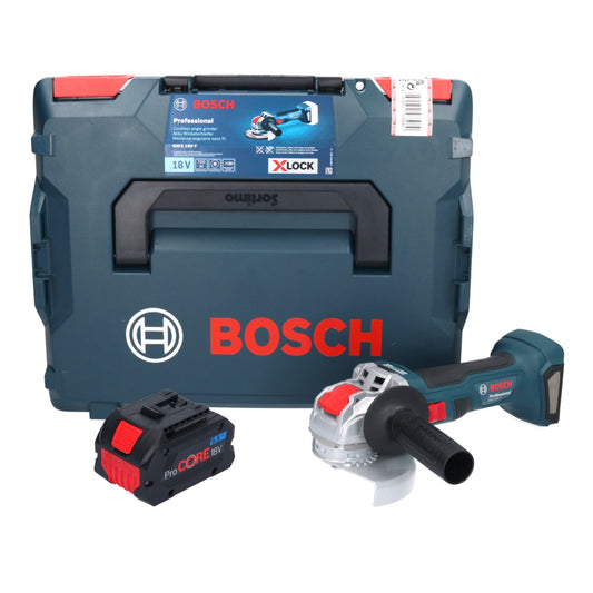 Bosch GWX 18V-7 Professional Akku Winkelschleifer 18 V 125 mm Brushless X-LOCK + 1x ProCORE Akku 5,5 Ah + L-Boxx - ohne Ladegerät - Toolbrothers