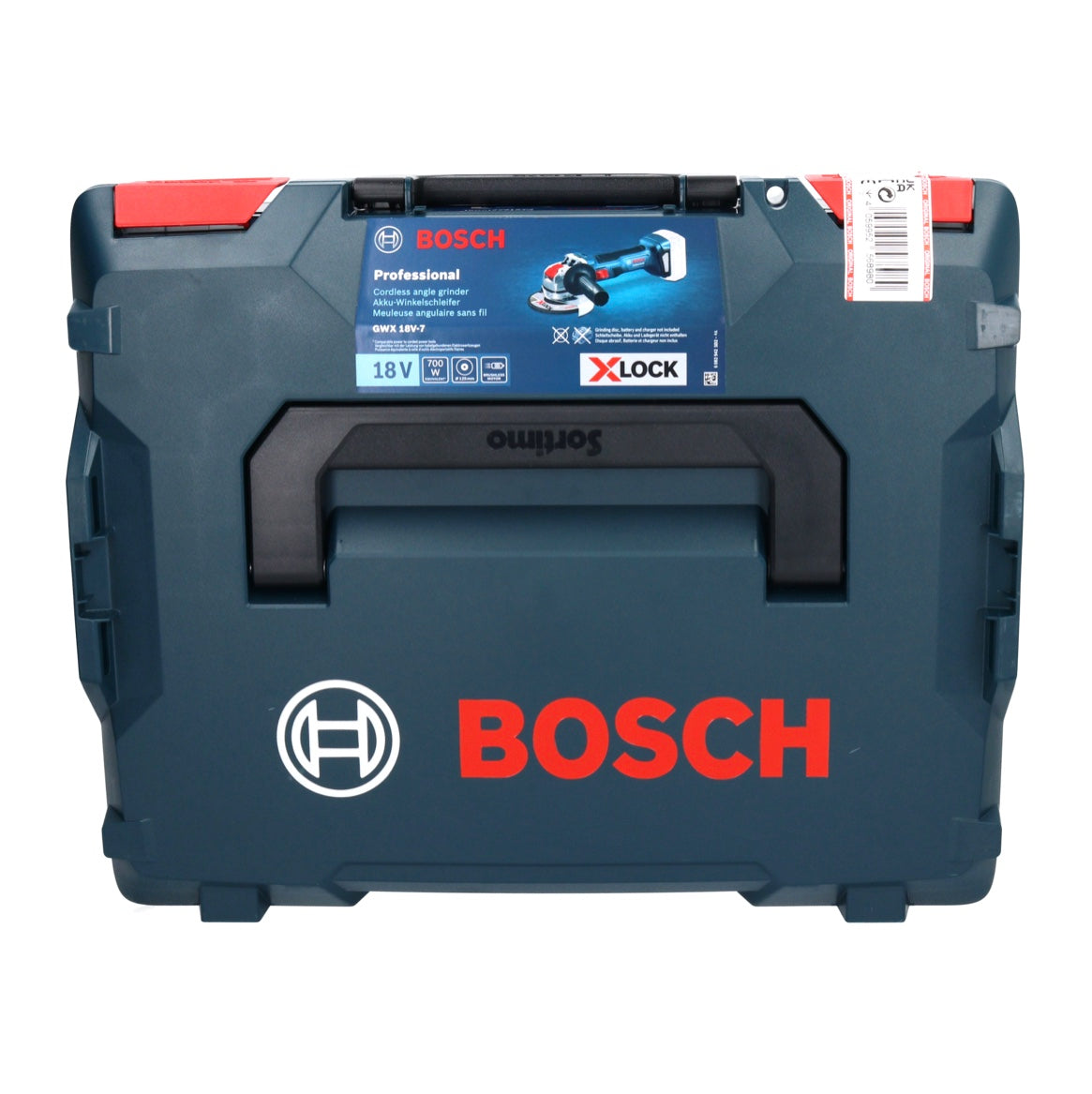 Bosch GWX 18V-7 Professional Akku Winkelschleifer 18 V 125 mm Brushless X-LOCK + 1x ProCORE Akku 5,5 Ah + L-Boxx - ohne Ladegerät - Toolbrothers