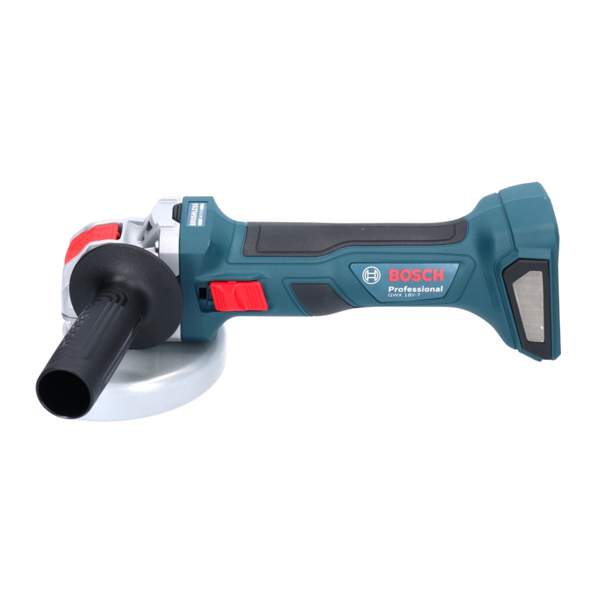 Bosch GWX 18V-7 Professional Akku Winkelschleifer 18 V 125 mm Brushless X-LOCK + 2x ProCORE Akku 5,5 Ah + Ladegerät + L-Boxx