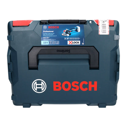 Bosch GWX 18V-7 Professional Akku Winkelschleifer 18 V 125 mm Brushless X-LOCK + 2x ProCORE Akku 5,5 Ah + Ladegerät + L-Boxx