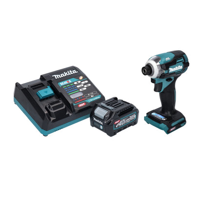 Makita TD 001 GA1 Akku Schlagschrauber 40 V max. 220 Nm 1/4" XGT Brushless + 1x Akku 2,0 Ah + Ladegerät