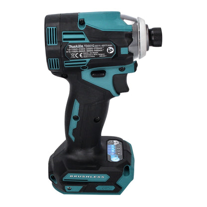 Makita TD 001 GA2 Akku Schlagschrauber 40 V max. 220 Nm 1/4" XGT Brushless + 2x Akku 2,0 Ah + Ladegerät