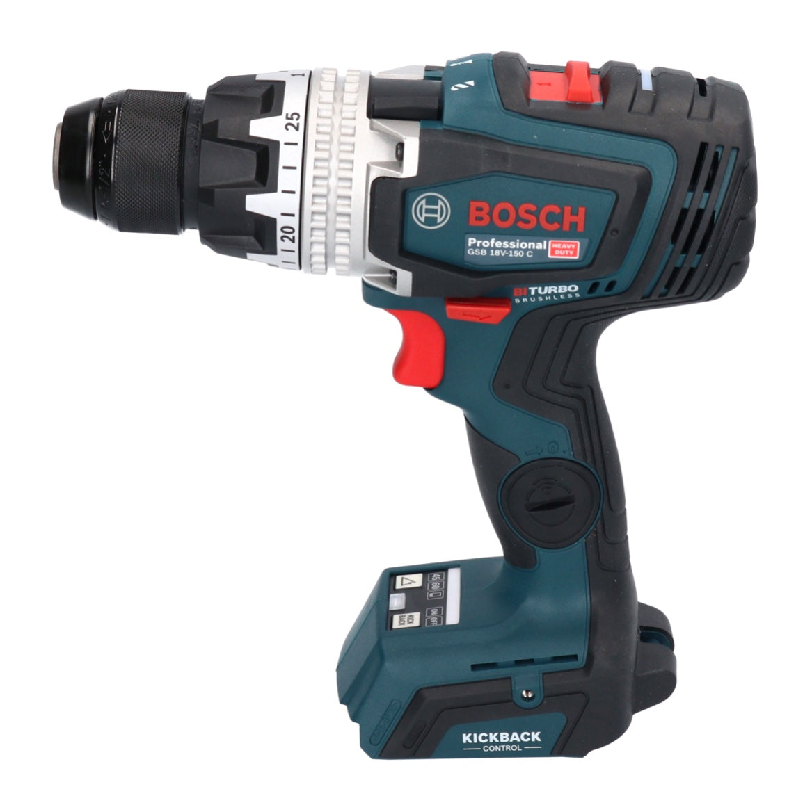 Bosch GSB 18V-150 C Professional Akku Schlagbohrschrauber 18 V 150 Nm ( 06019J5102 ) Biturbo Brushless + L-Boxx - ohne Akku, ohne Ladegerät