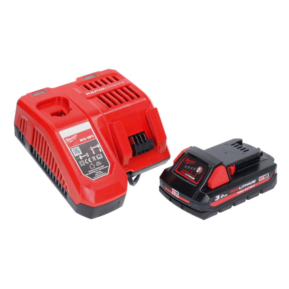 Milwaukee M18 CRAD2-301 Akku Winkelbohrmaschine 18 V 30 Nm Brushless + 1x Akku 3,0 Ah + Ladegerät - Toolbrothers