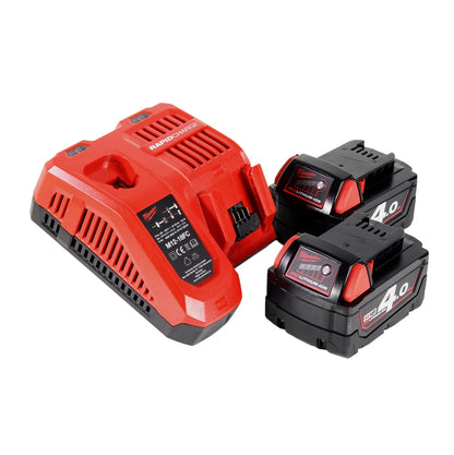 Milwaukee M18 CRAD2-402 Akku Winkelbohrmaschine 18 V 30 Nm Brushless + 2x Akku 4,0 Ah + Ladegerät