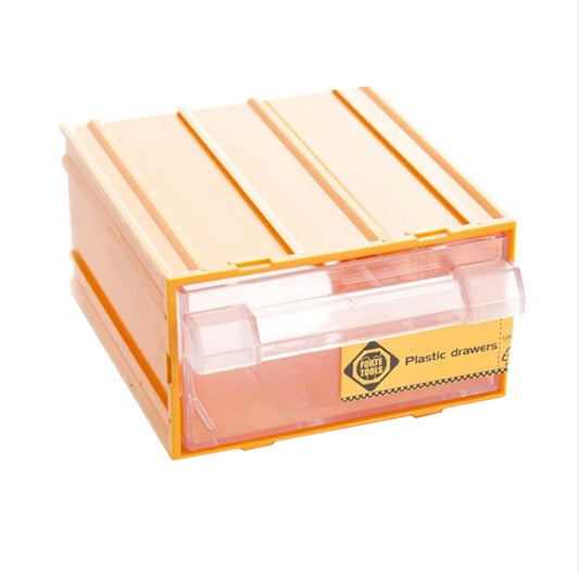 FORTE Tools K-30 Aufbewahrungsbox in 13,5x11,2x6 cm, Schubladenbox, Transparent, Kunststoff, mit Schublade, mit Schienensystem kombinierbar ( 000051144831 ) - Toolbrothers
