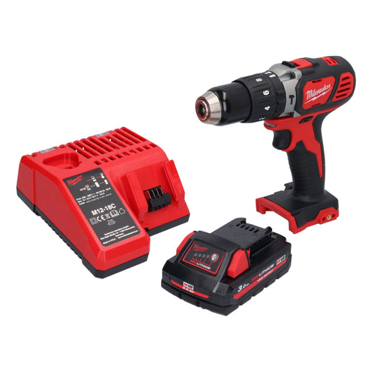 Perceuse à percussion sans fil Milwaukee M18 BPD-301 18 V 60 Nm + 1x batterie 3,0 Ah + chargeur