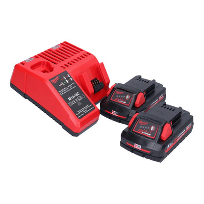 Perceuse à percussion sans fil Milwaukee M18 BPD-302 18 V 60 Nm + 2x batteries 3,0 Ah + chargeur