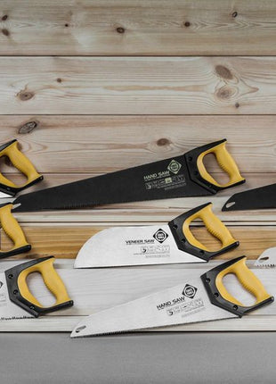 FORTE Tools Fuchsschwanz 45 cm 7 TPI Premium Säge, klassiches Handsäge mit ergonomischem Gummigriff, Säge für Holz, Kunststoff, etc., mit durchgehender Verzahnung Made in Sweden ( 000051083441 ) - Toolbrothers