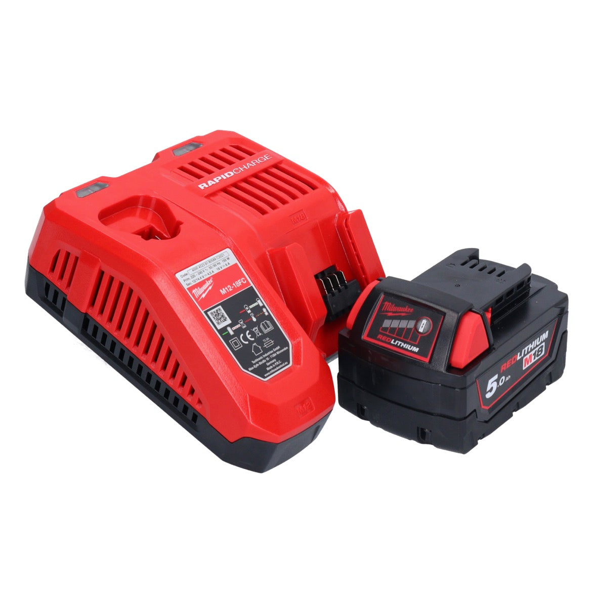 Clé à chocs sans fil Milwaukee M18 FMTIW2F12-501X 18 V 745 Nm 1/2" brushless + 1x batterie 5,0 Ah + chargeur + boîtier HD