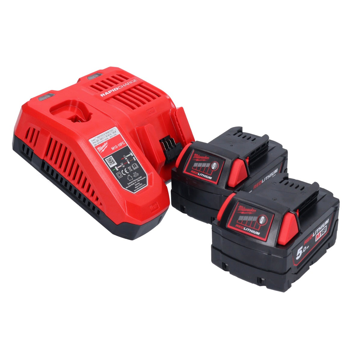 Milwaukee M18 FMTIW2F12-502X Akku Schlagschrauber 18 V 745 Nm 1/2" Brushless ( 4933478450 ) + 2x Akku 5,0 Ah + Ladegerät + HD Box