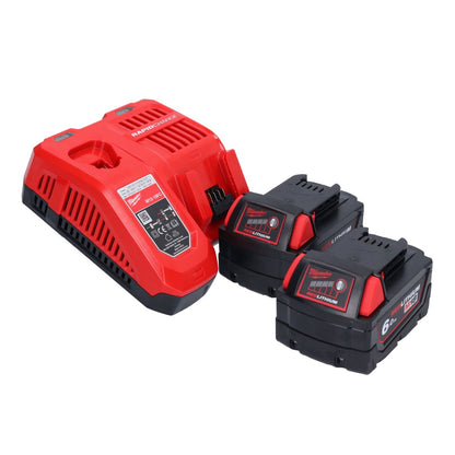 Milwaukee M18 FMTIW2F12-602X Akku Schlagschrauber 18 V 745 Nm 1/2" Brushless + 2x Akku 6,0 Ah + Ladegerät + HD Box