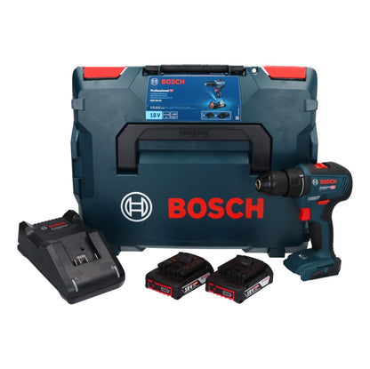 Bosch GSR 18V-55 Akku Bohrschrauber 18 V 55 Nm Brushless + 2x Akku 2,0 Ah + Ladegerät + L-Boxx - Toolbrothers