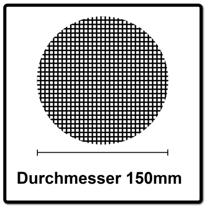 Mirka ABRANET ACE HD jeu de poignées pour disques abrasifs 150 mm P120 50 pièces (2x AH24102512)