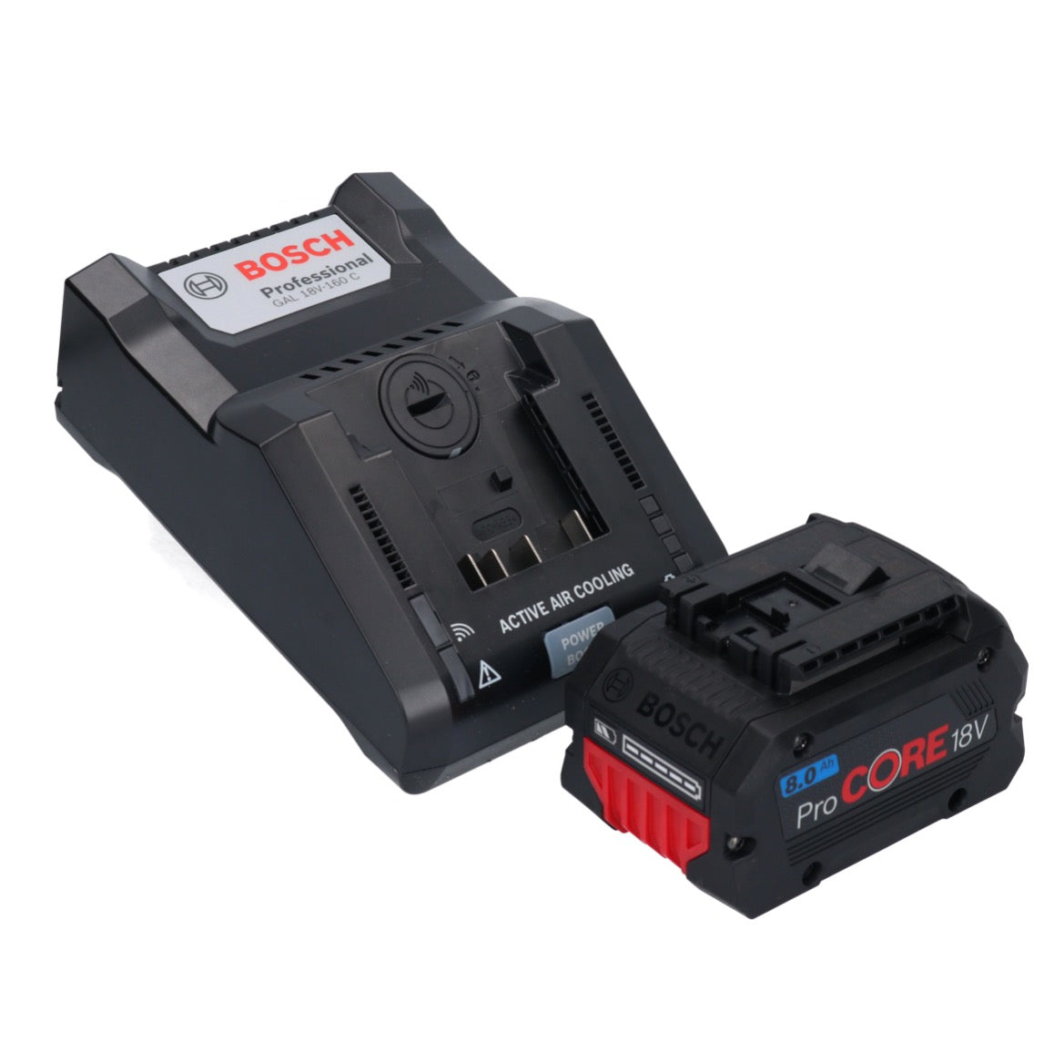 Bosch GCM 18V-216 Professional Akku Kappsäge Gehrungssäge 18 V 216 mm BITURBO Brushless + 1x ProCORE Akku 8,0 Ah + Ladegerät