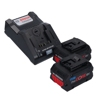 Bosch GCM 18V-216 Professional Akku Kappsäge Gehrungssäge 18 V 216 mm BITURBO Brushless + 2x ProCORE Akku 8,0 Ah + Ladegerät