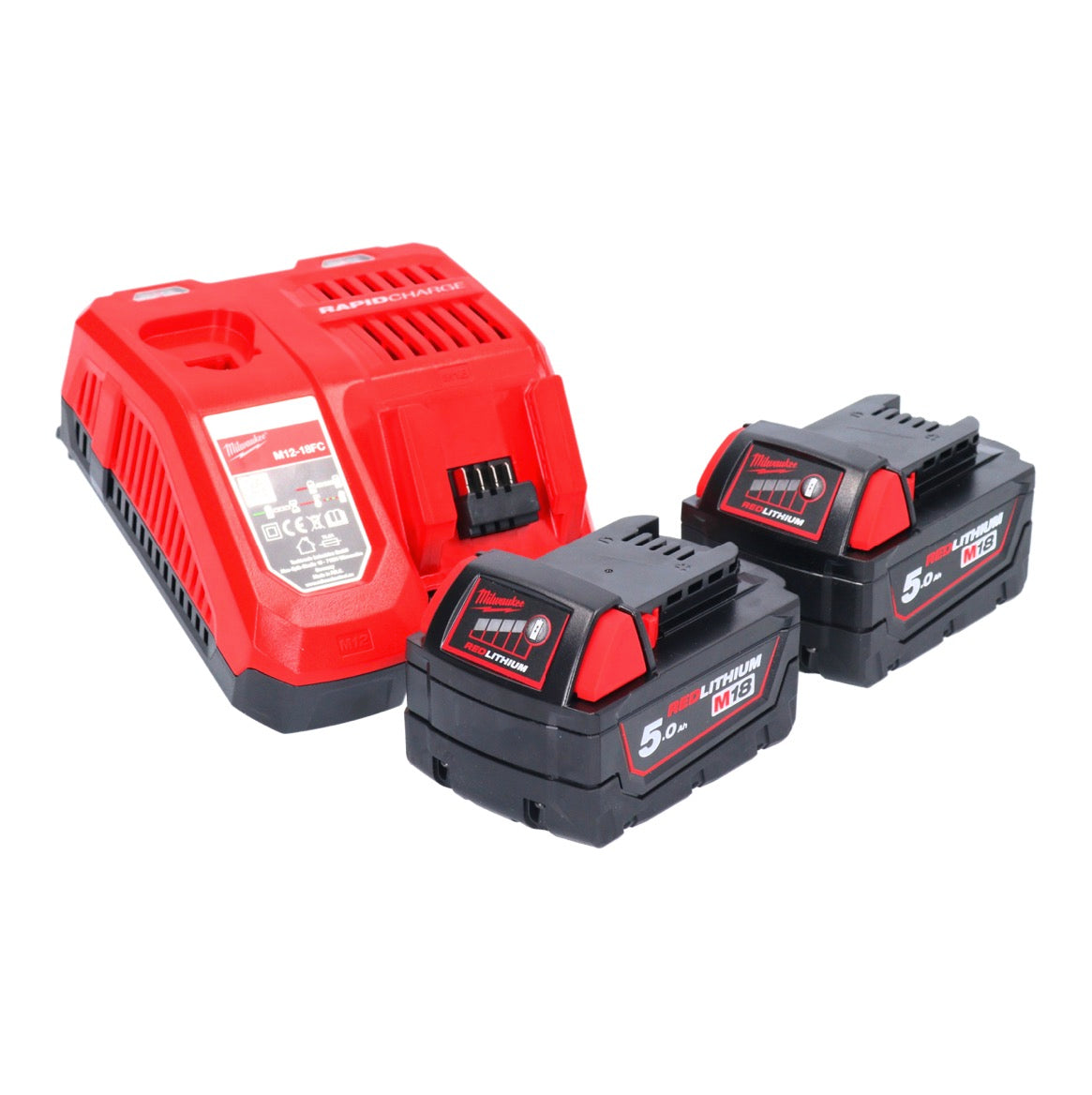 Milwaukee M18 BLPP2A2-502X 18 V Set M18 BLPD2 Akku Schlagbohrschrauber + M18 BLID2 Akku Schlagschrauber ( 4933464522 ) + 2x Akku 5,0 Ah + Ladegerät + HD Box - Toolbrothers