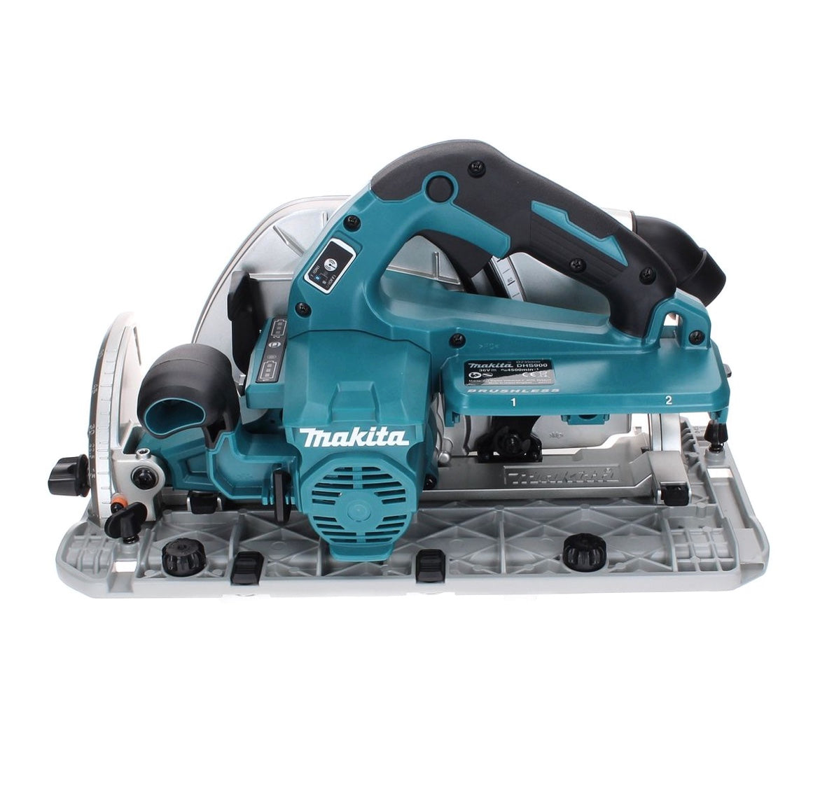 Makita DHS 900 CT Scie circulaire sur batterie 36 V (2x 18 V) 235 mm sans balais + 2x batterie 5,0 Ah + double chargeur