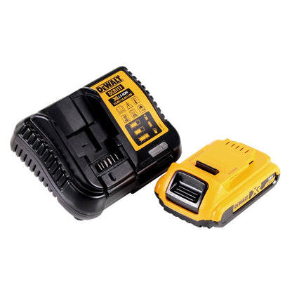 Scie sabre à batterie DeWalt DCS 369 D1 scie alternative 18 V sans balais + 1x batterie 2,0 Ah + chargeur