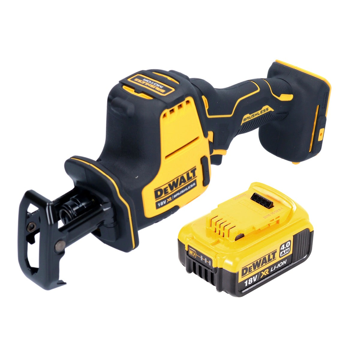 Scie sabre sur batterie DeWalt DCS 369 N scie alternative 18 V sans balais + 1x batterie 4,0 Ah - sans chargeur