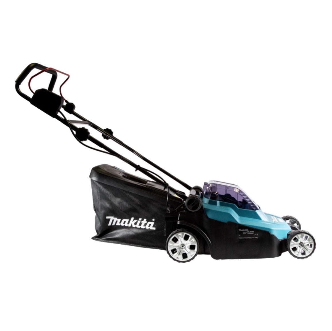 Tondeuse à gazon sans fil Makita DLM 382 CM2 36 V (2x 18 V) 38 cm 40 l + 2x batterie 4,0 Ah + double chargeur