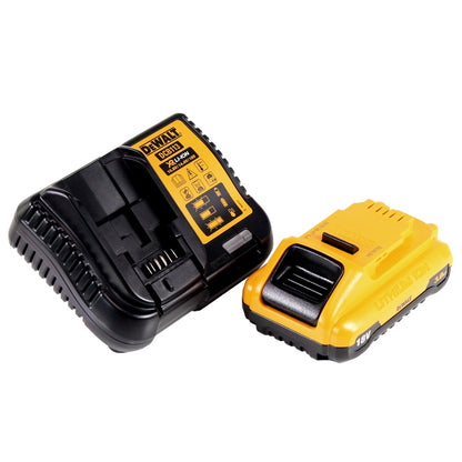 Scie sauteuse pendulaire à batterie DeWalt DCS 334 L1 18 V sans balais + 1x batterie 3,0 Ah + chargeur