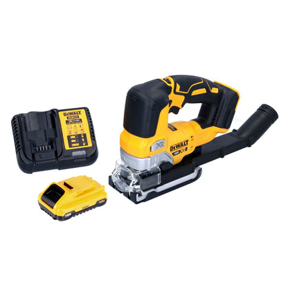 DeWalt DCS 334 L1 Akku Pendelhub Stichsäge 18 V Brushless + 1x Akku 3,0 Ah + Ladegerät