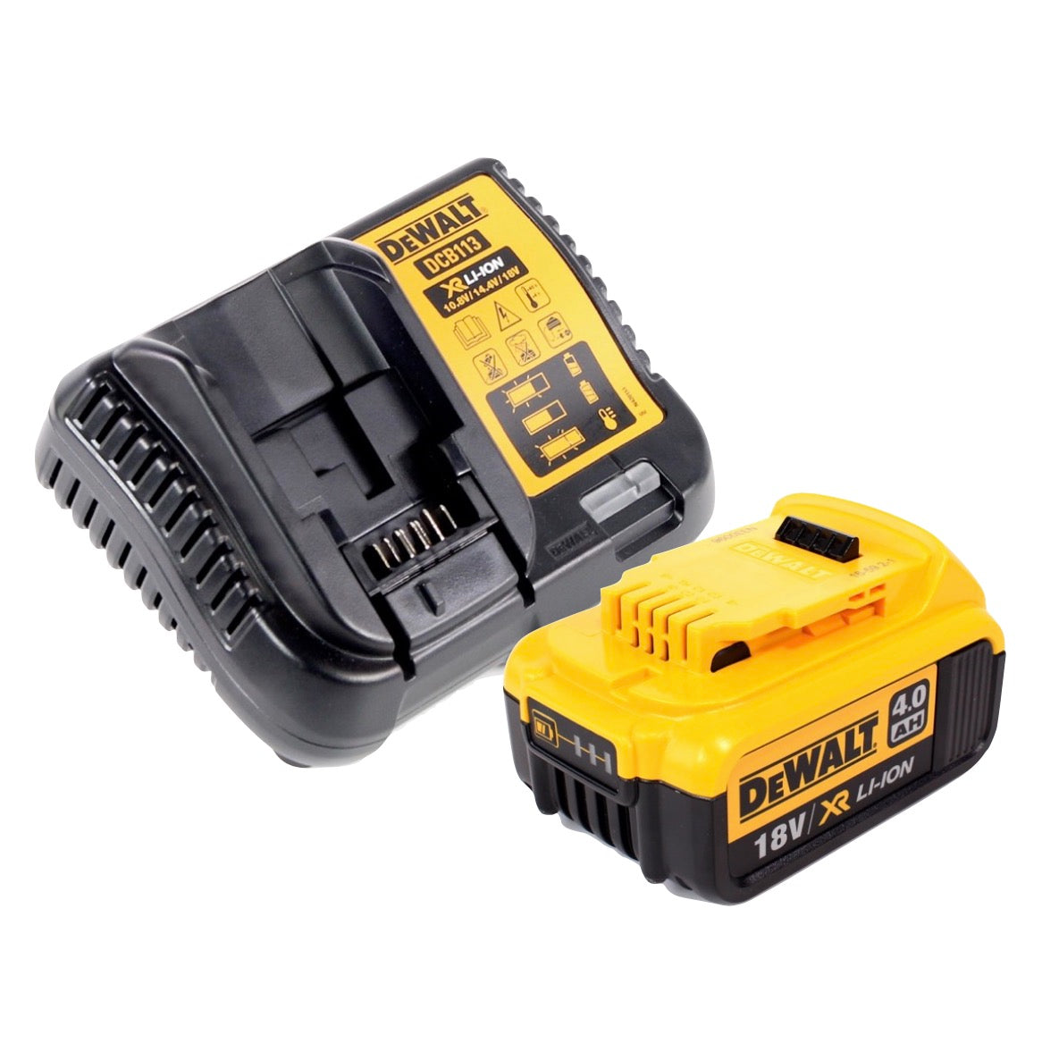 DeWalt DCS 334 M1 Akku Pendelhub Stichsäge 18 V Brushless + 1x Akku 4,0 Ah + Ladegerät - Toolbrothers