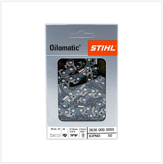 STIHL Oilomatic Sägekette 3/8"P mit 1,3 mm Treibglieddicke  - 35 cm ( 3636 000 0050 ) - Toolbrothers