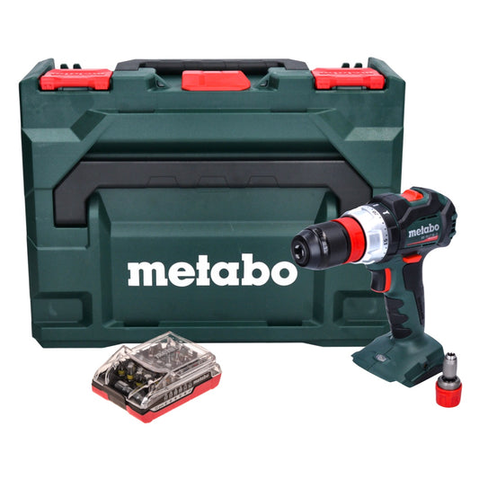 Metabo BS 18 LT BL Q Akku Bohrschrauber 18 V 75 Nm Brushless + Bit Set 32 tlg. + metaBOX - ohne Akku, ohne Ladegerät - Toolbrothers
