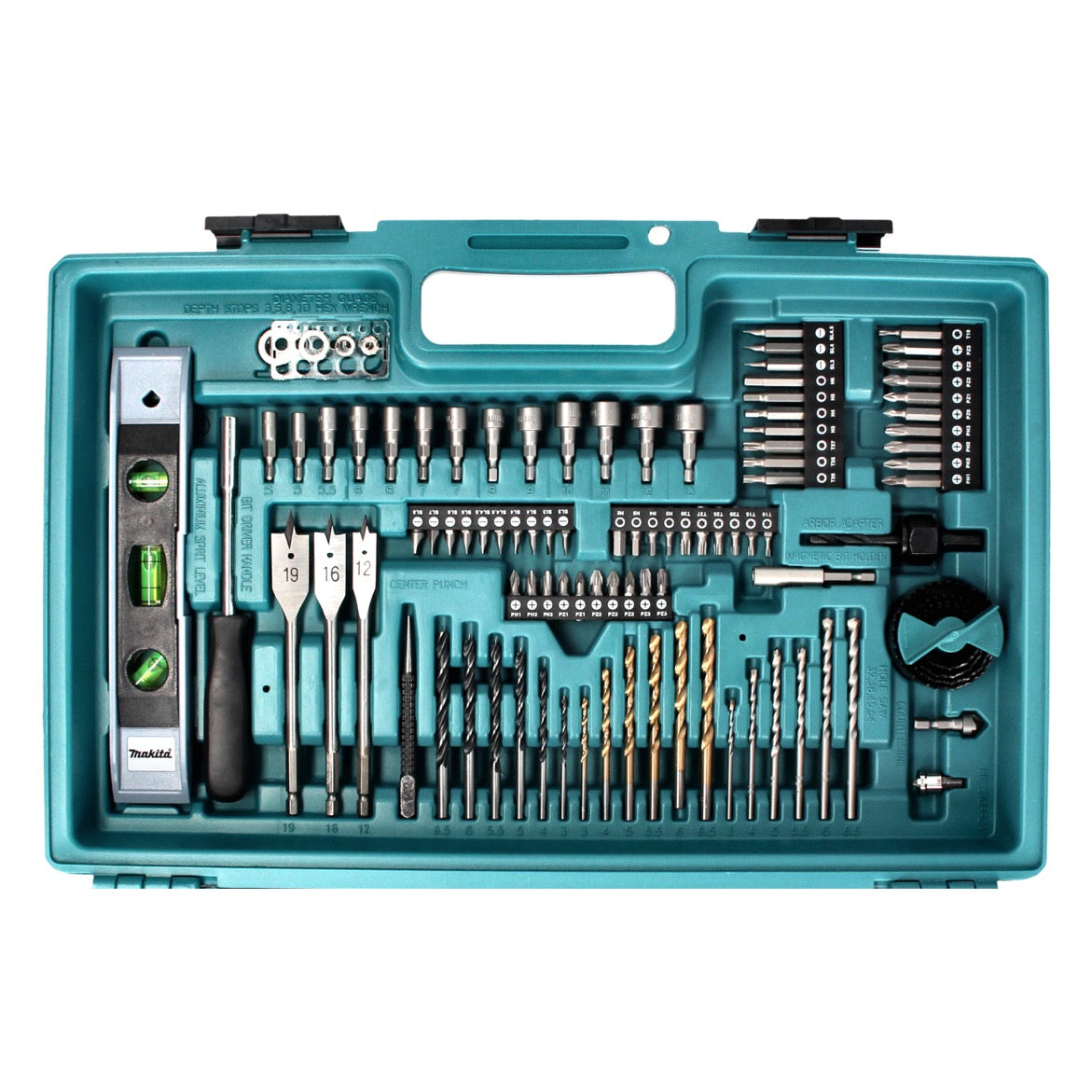 Makita DTD 152 SF2X5 Clé à chocs sans fil 18 V 165 Nm + 2 batteries 3,0 Ah + chargeur + jeu d'accessoires 101 pièces + mallette