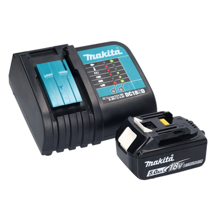 Makita DTD 152 STX5 Clé à chocs sans fil 18 V 165 Nm + 1 batterie 5,0 Ah + chargeur + jeu d'accessoires 101 pièces + mallette