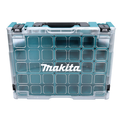 Makita MAKPAC 1 mallette de rangement pour petites pièces 395 x 295 x 110 mm (191X80-2) avec 13x insert de boîte